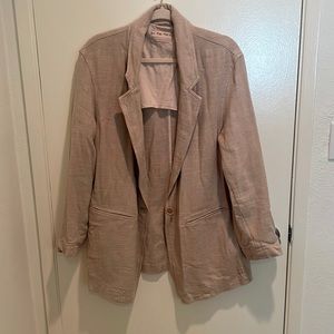 Linen Free People blazer
